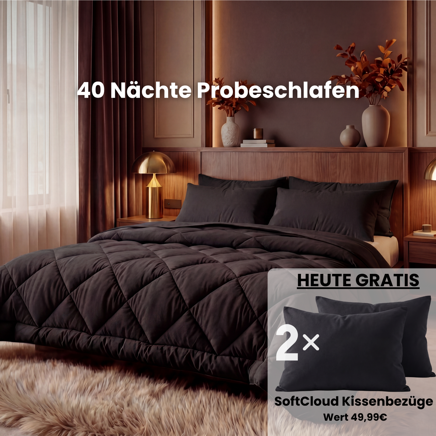 EasySleep® Decke – Die schnelltrocknende 2-in-1 Bettdecke, die Bettwäsche überflüssig macht.