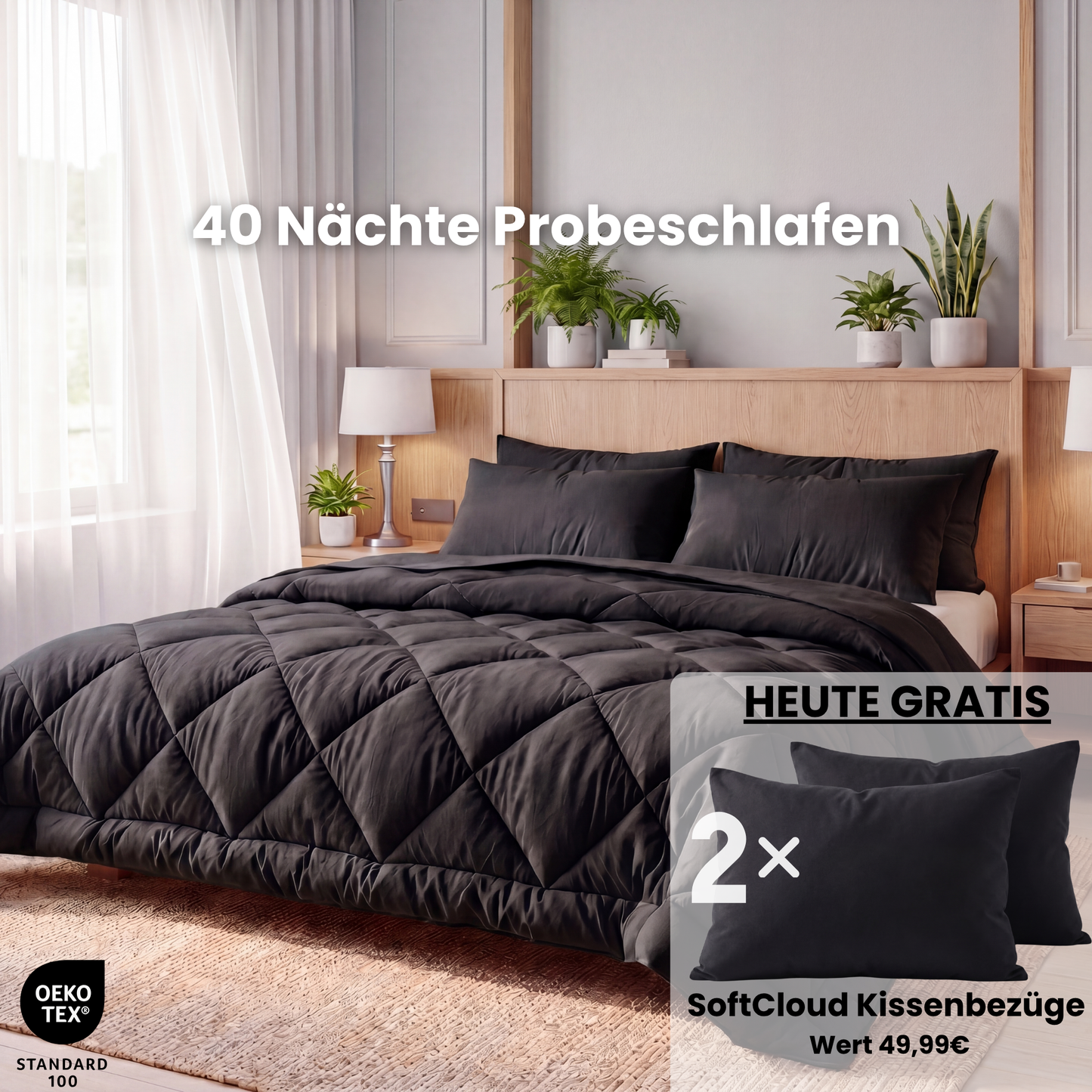 EasySleep® Decke – Die schnelltrocknende 2-in-1 Bettdecke, die Bettwäsche überflüssig macht.