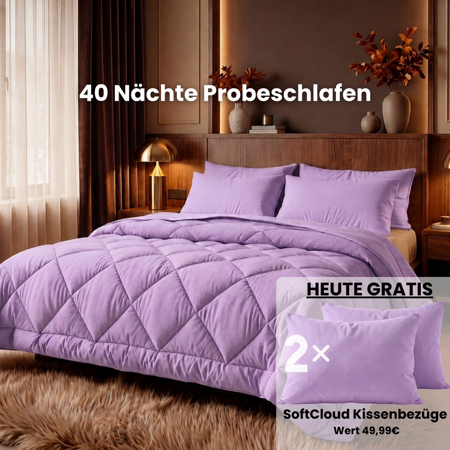 EasySleep® Decke – Die schnelltrocknende 2-in-1 Bettdecke, die Bettwäsche überflüssig macht.